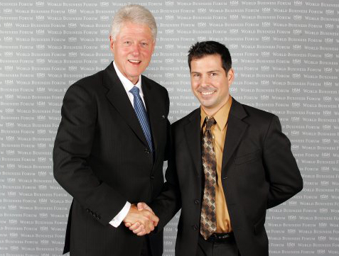 George Levy with President Bill Clinton